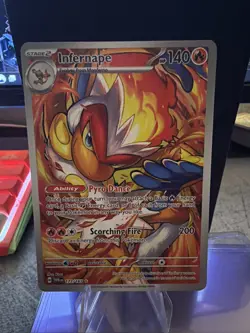 Infernape 173/167 Illustration Rare Pokemon Twilight Masquerade Near Mint TCG - Image 1