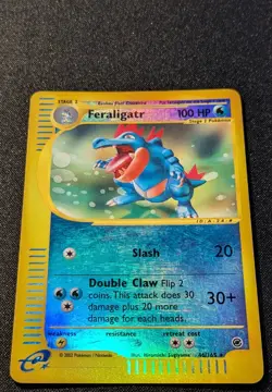 Pokemon EXPEDITION - #46/165 Feraligatr - Reverse Holo - ENG - Lightly Played - Image 4