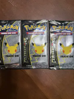 Pokemon TCG: Sword & Shield- (3) CELEBRATIONS Booster Packs- NEW/FACTORY SEALED - Image 3