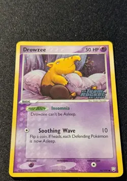Pokemon EX TEAM ROCKET RETURNS - #54/109 Drowzee - Reverse Holo - ENG - NM - Image 4