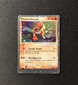 Pokemon EX RUBY&SAPPHIRE - #98/109 Hitmonchan ex - Holo - ENG - SWIRLS - LP - Image 3