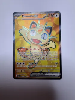 Meowth ex 107/088 Full Art ME03: Perfect Order Pokemon NM - Image 1