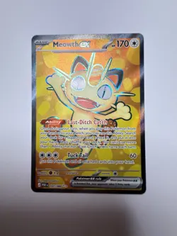 Meowth ex 107/088 Full Art ME03: Perfect Order Pokemon NM - Image 3