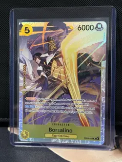 One Piece CCG Borsalino EB04-058 SR Holo Adventure On Kami’s Island OP15-EB04 - Image 1