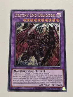 Destiny End Dragoon LODT-EN042 Ultimate Rare Yugioh Unlimited Edition Mint - Image 1