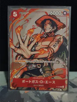 One Piece TCG Portgas D. Ace P-028 &ACE OP08-052 Full Art Japanese - Image 1