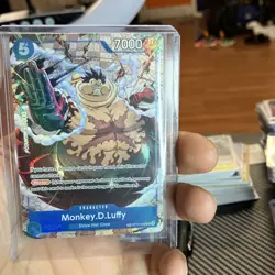 One Piece Treasure Rare!!!Monkey.D.Luffy Character 7000 Power OP11-058 Holo - Image 2