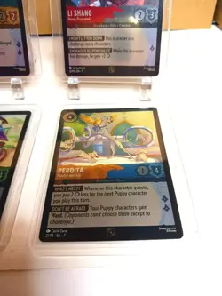 Disney Lorcana Archazia Island FOIL Promo Card Set of 4 Kronk Perdita Snow White - Image 2