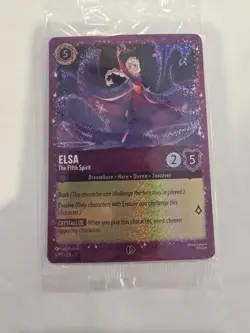 Elsa The Fifth Spirit 6/P3 Disney Lorcana Glitter Foil Promo NM Sealed - Image 1
