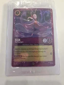 Elsa The Fifth Spirit 6/P3 Disney Lorcana Glitter Foil Promo NM Sealed - Image 3