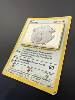 Chansey 3/102 | Base Set | Holo Rare Pokemon Card | HP - Image 2