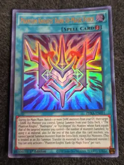 Phantom Knights’ Rank-Up-Magic Force - PHRA-EN051 Ultra Rare 1st ed NM Yugioh - Image 1