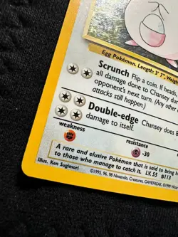 Chansey Base Set 3/102 Holo Rare - Vintage WotC Pokemon TCG LP - Image 5