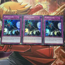 Yugioh! Playset 3x Massregelung Super Rare - DANE-DE078 1. Auflage - Deutsch - Image 1
