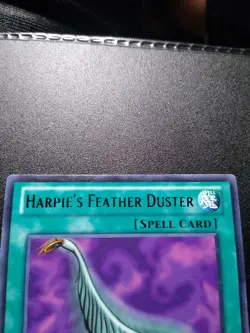 Harpie's Feather Duster BP01-EN035 *LP* 1st Edition Black Rare Yugioh Card - Image 3