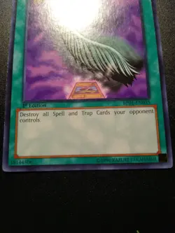 Harpie's Feather Duster BP01-EN035 *LP* 1st Edition Black Rare Yugioh Card - Image 4
