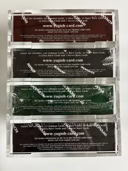 Yugioh 25th Anniversary Booster Box Set (4) MRD SRL PSV IOC W/ Acrylic Cases - Image 3