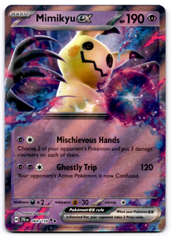 Mimikyu ex 069/159 Journey Together NM Double Rare Holo Pokemon TCG - Image 1