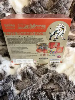 Pokemon TCG Sun and Moon Elite Trainer Box ETB Solgaleo New **Small Tear - Image 3