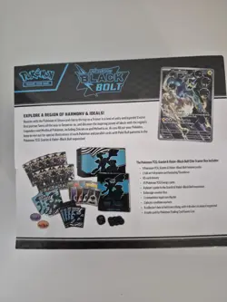 Factory Sealed Pokemon TCG Black Bolt Elite Trainer Box ETB NEW SEALED - Image 3