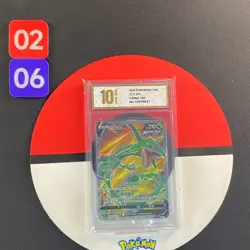Pokemon TCG S-Chinese Sword &Shield Rayquaza V SR CS4bC 145 Grade10 - Image 1