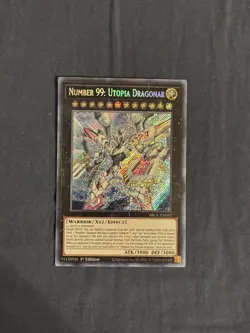 Yugioh! Number 99: Utopia Dragonar BROL-EN057 Secret Rare 1st Edition - NM - Image 1