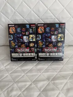 Yu-Gi-Oh Maze of Muertos 4-Pack Box LOT OF 2 SEALED 1st Edition + Field Center - Image 1