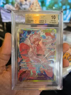 2023 One Piece OP05-119 Awakening Of The New Era EN Monkey D. Luffy SEC BGS 10 - Image 1