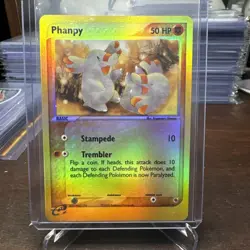Phanpy 62/109 - EX Ruby & Sapphire Set, Reverse Holo Pokemon Card NM - Image 1
