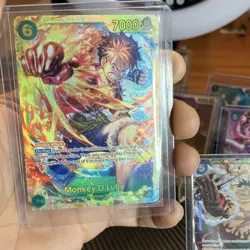 One Piece Monkey.D.Luffy Leader 5000 Power OP13-001 Foil Alternate Art - Image 2