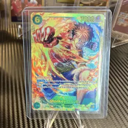 One Piece Monkey.D.Luffy Leader 5000 Power OP13-001 Foil Alternate Art - Image 3