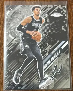 Victor Wembanyama 2025-26 Topps Chrome - Go Time Insert #GT-11 Spurs - Image 1