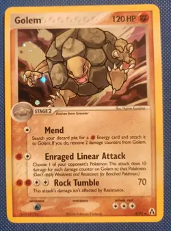 Golem - (6/92) - Pokemon TCG - Legend Maker - Holo - NM - Image 1