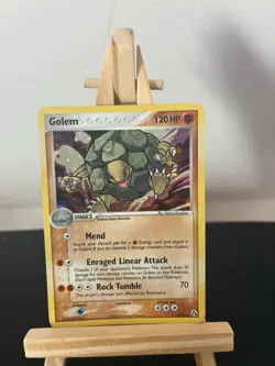 Pokemon TCG Golem 6/92 - English Legend Maker Holo Raw Card - Image 1