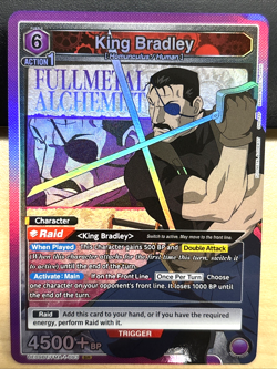 Union Arena Fullmetal Alchemist UE09BT/FMA-1-093 King Bradley SUPER RARE English - Image 1