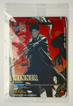 Union Arena TCG Winner Card Chihiro Rokuhira UEPR/KGR-1-056 Foil Sealed English - Image 1