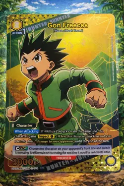 Union Arena Gon Freecss (015) (R*) HTR-2-015 - Rare Hunter x Hunter - Image 1