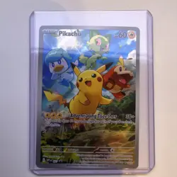 Pokemon Pikachu 027 Sv: Scarlet & Violet Promo Promo Holo 60HP - Image 1