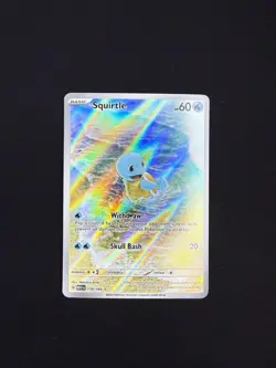 Squirtle 170/165 Illustration Rare Sv: Scarlet & Violet 151 Holo Pokemon TCG NM - Image 1