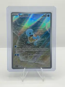 Pokemon Squirtle 170/165 Sv: Scarlet & Violet 151 Illustration Rare Holo 2023 - Image 1