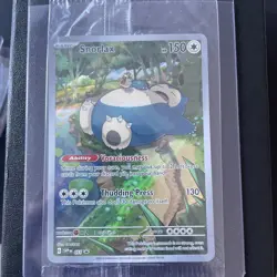 Pokemon Snorlax SVP 051 Black Star Promo Card Scarlet Violet 151 TCG, Sealed #1 - Image 1