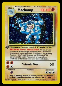 Pokemon Card - Machamp Deck Exclusives 8/102 Holo Holo Rare - Image 1