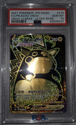 PSA 10 Pikachu VMAX UR 279/184 s8b VMAX Climax Japanese Pokemon Card collection - Image 2