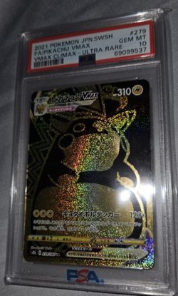 PSA 10 Pikachu VMAX UR 279/184 s8b VMAX Climax Japanese Pokemon Card collection - Image 3