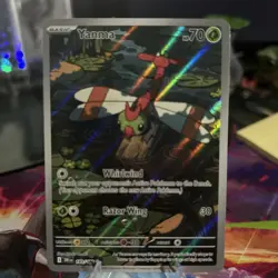 Yanma Pokemon TCG Destined Rivals Full Art Illustration Rare Card 183/182 - Image 1