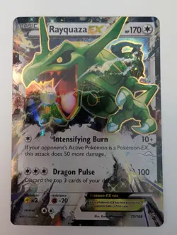 Special listing - Cardmax_3 Pokemon Rayquaza EX 75/108 Roaring Skies Card - Image 1