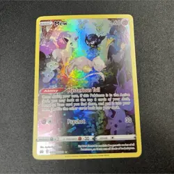 Mew GG10/GG70 Crown Zenith Galarian Gallery Full Art Holo Pokemon Card - NM - Image 1