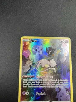 Mew GG10/GG70 Crown Zenith Galarian Gallery Full Art Holo Pokemon Card - NM - Image 5