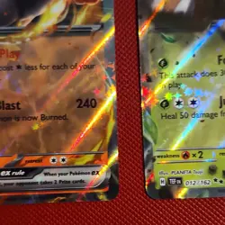 Pokemon TCG TEF Incineroar EX 034/162 Torterra EX 012/162 Holo Card Lot - Image 5