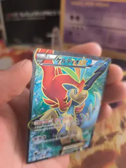 Pokemon Karte Card Holo Keldeo Ex Cold Flare Fullart 1. Edition japanese LP - Image 2